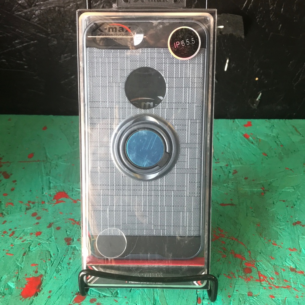 Blue silver iPhone 6 Plus case